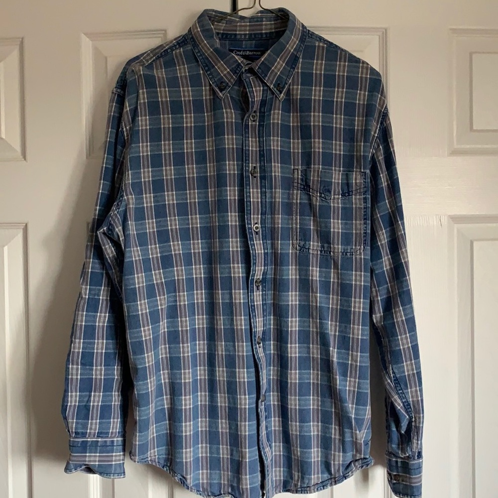 🐺 [Croft and Barrow] Cotton Button Down